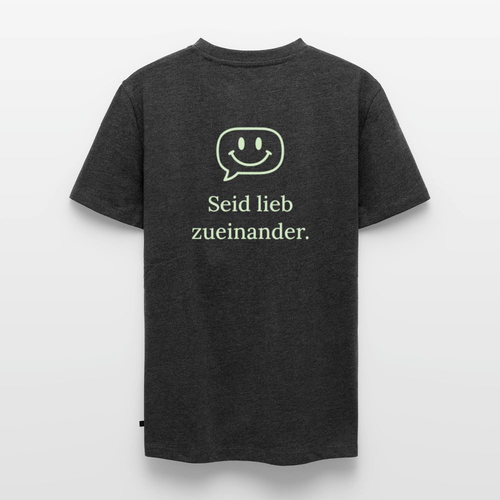 Männer Premium T-Shirt - Anthrazit meliert