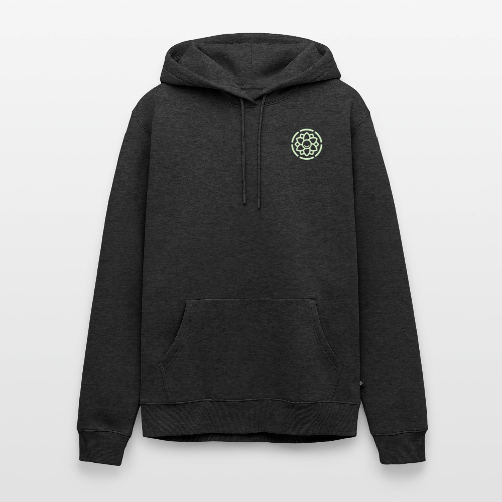 Männer Premium Hoodie - Anthrazit meliert