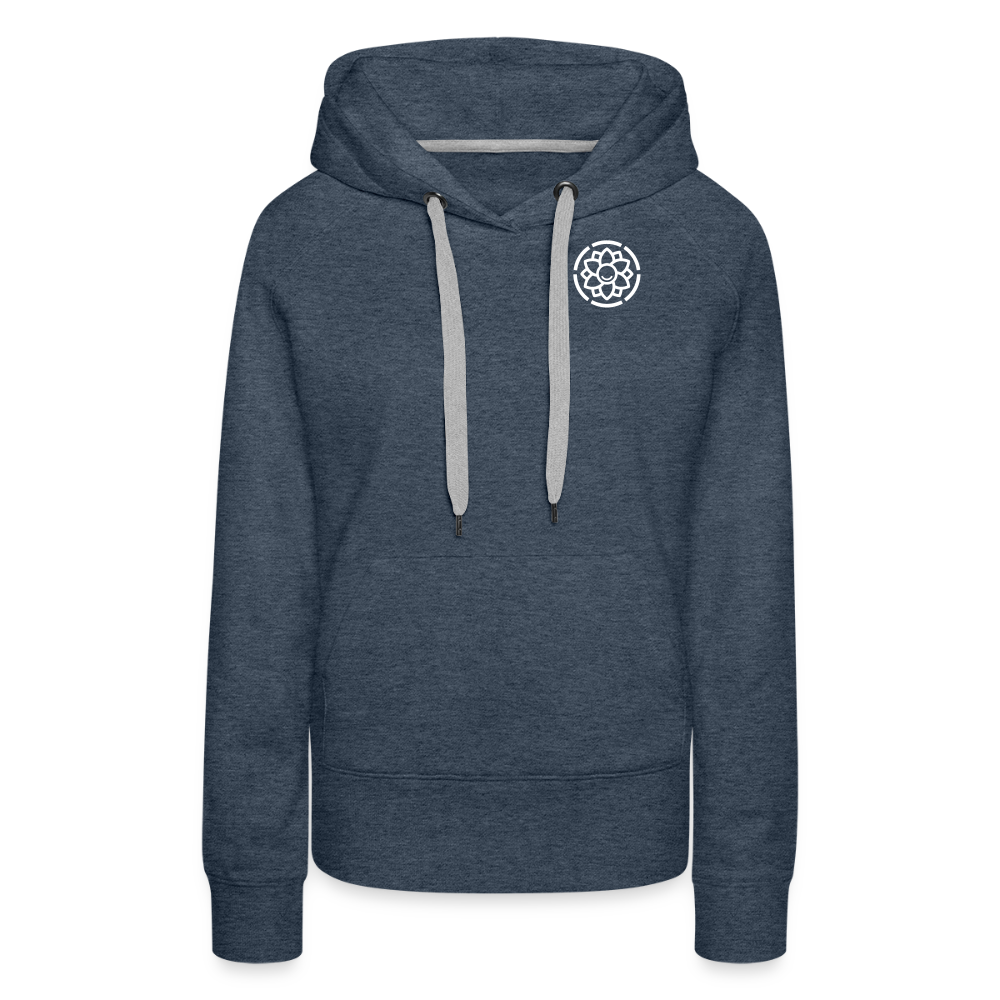 Frauen Premium Hoodie - Jeansblau