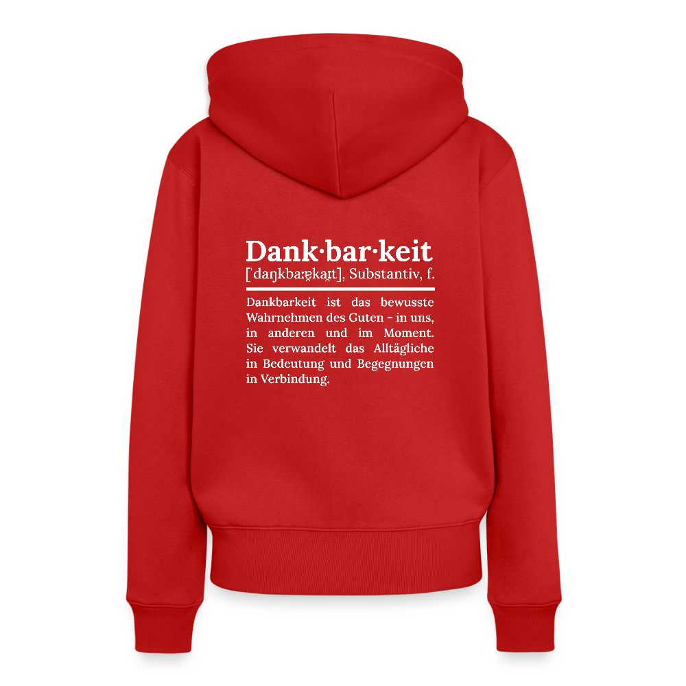 Frauen Premium Hoodie - Rot