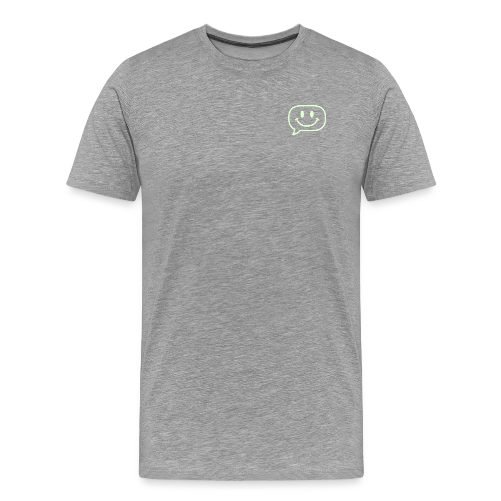 Männer Premium T-Shirt - Grau meliert