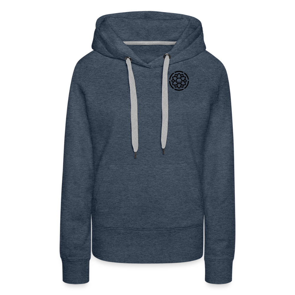 Frauen Premium Hoodie - Jeansblau