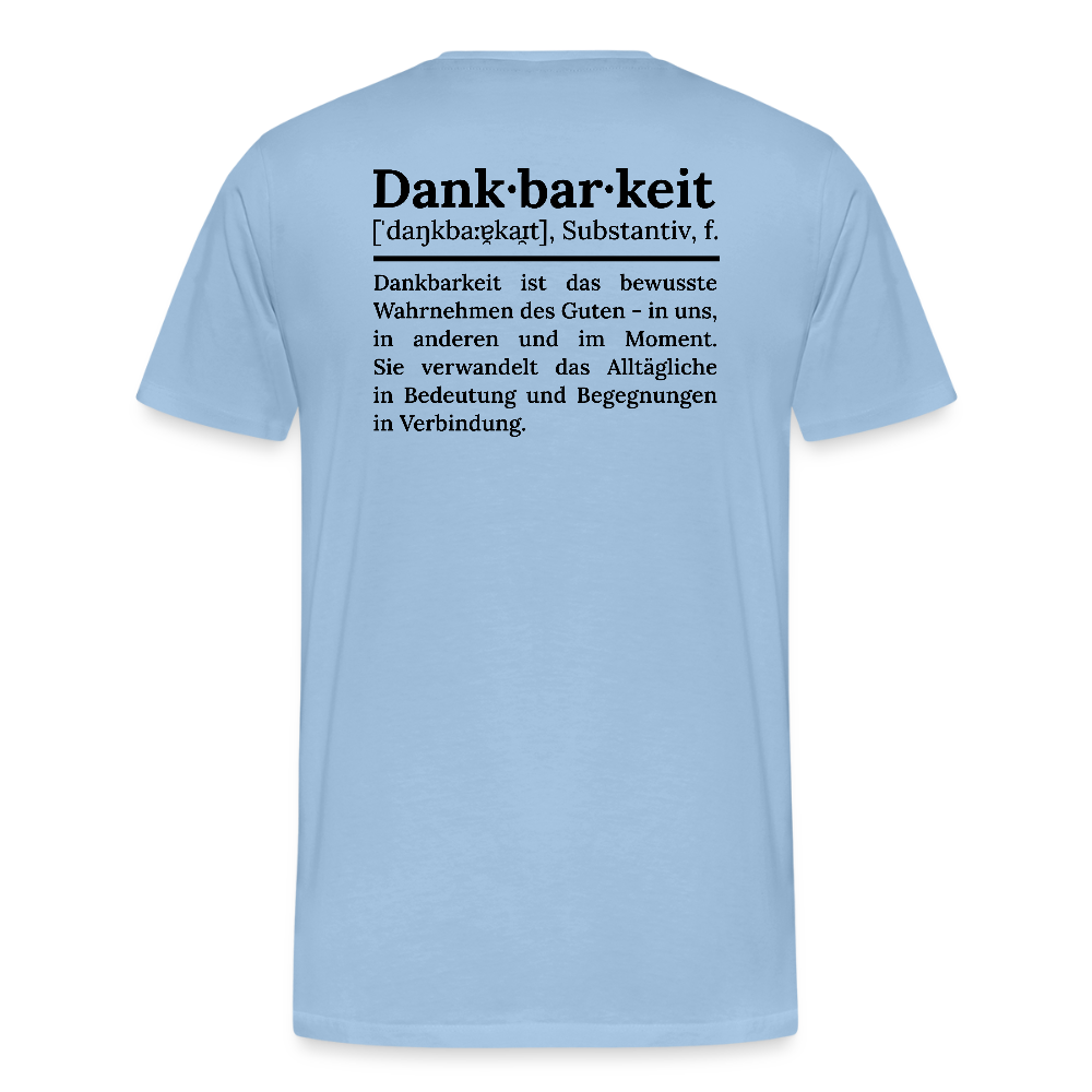 Männer Premium T-Shirt - Sky