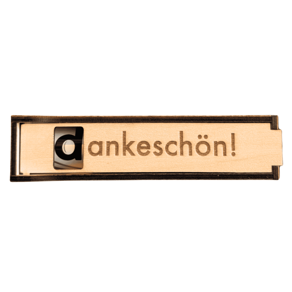 Dankeschön Holzbox für duplo®-Riegel (5 Stück)